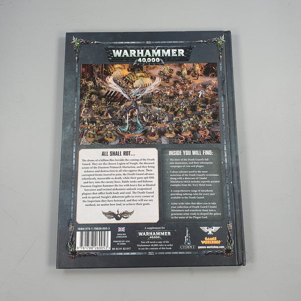 Warhammer 40K Codex Heretic Astartes Death Guard Hardback Games Workshop