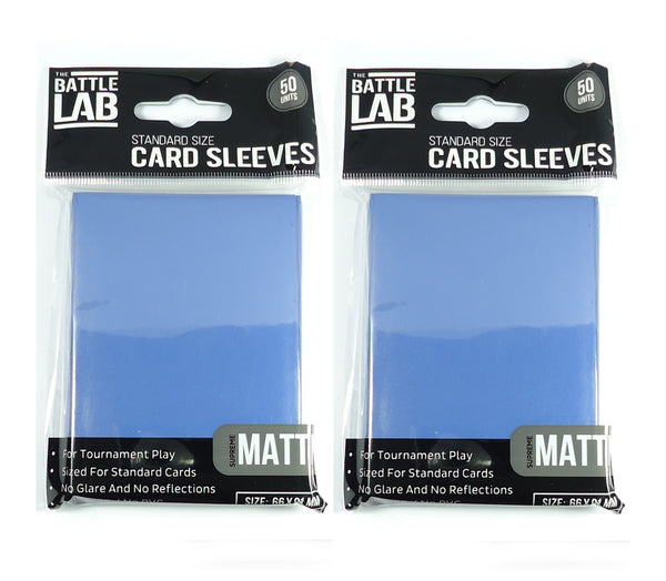 100 Trading Card Sleeves Double Matte Standard Size Protectors for Pokemon, MTG