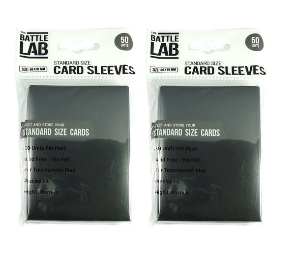 100 Trading Card Sleeves Multi Colour Standard Size Protectors for Pokemon, MTG