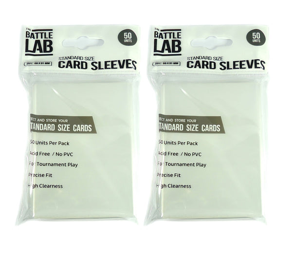 100 Trading Card Sleeves Multi Colour Standard Size Protectors for Pokemon, MTG