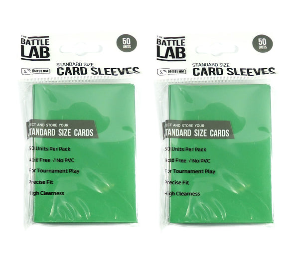 100 Trading Card Sleeves Multi Colour Standard Size Protectors for Pokemon, MTG