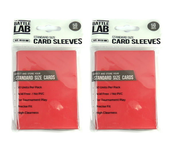 100 Trading Card Sleeves Multi Colour Standard Size Protectors for Pokemon, MTG