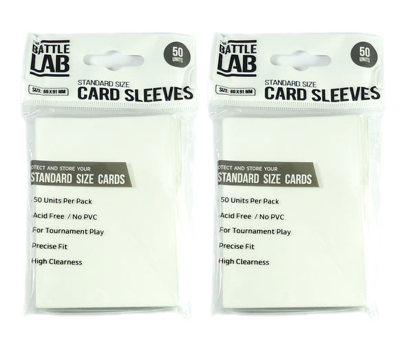 100 Trading Card Sleeves Multi Colour Standard Size Protectors for Pokemon, MTG