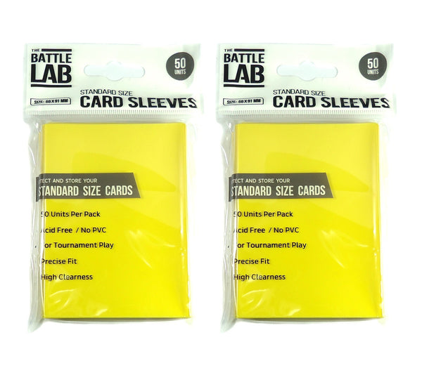 100 Trading Card Sleeves Multi Colour Standard Size Protectors for Pokemon, MTG