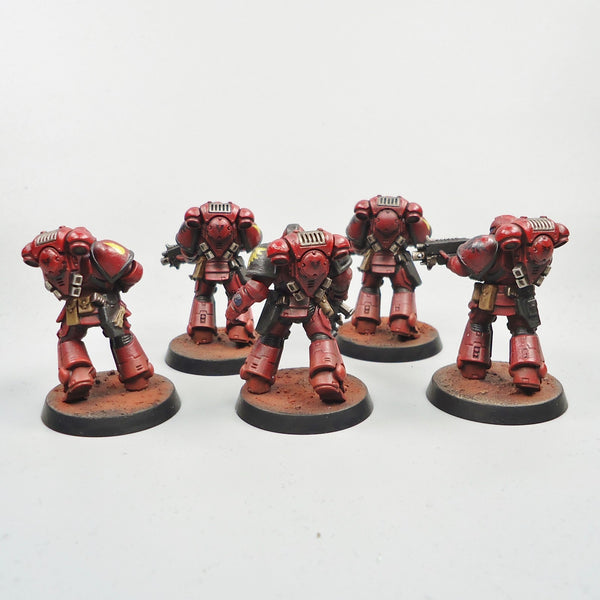 Blood Angels Primaris Intercessors x5 Painted - Warhammer 40k Army Space Marines