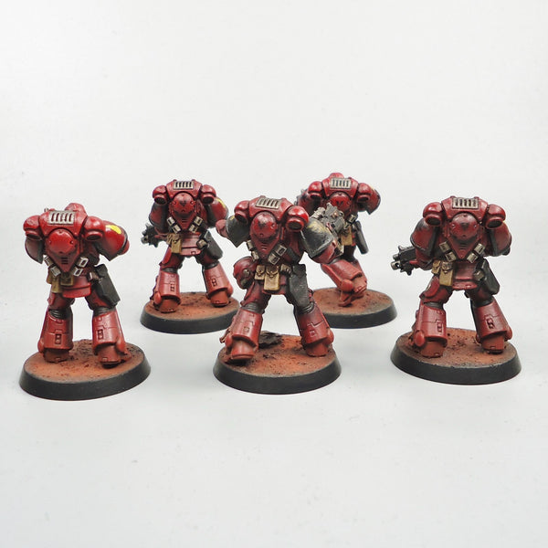 Blood Angels Primaris Intercessors x5 Painted - Warhammer 40k Army Space Marines