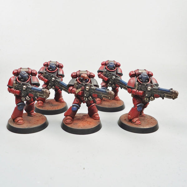 Blood Angels Primaris Hellblasters x5 Painted - Warhammer 40k Army Space Marines