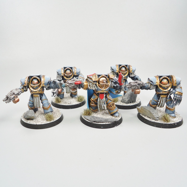 Space Wolves Cataphractii Terminators x5 Warhammer 30k Horus Heresy Space Marine