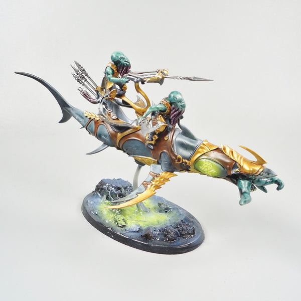 Idoneth Deepkin Converted Akhelian Allopex Painted - Warhammer Age Of Sigmar