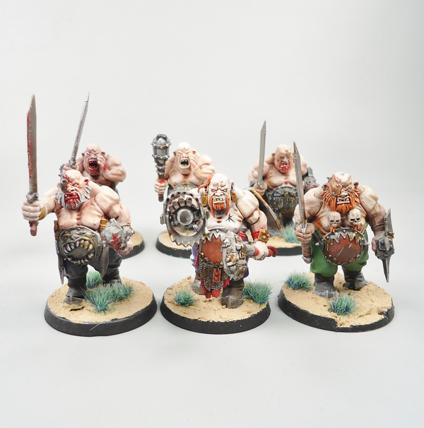Ogor Mawtribes Ogor Gluttons x6 Painted - Warhammer Fantasy Age of Sigmar