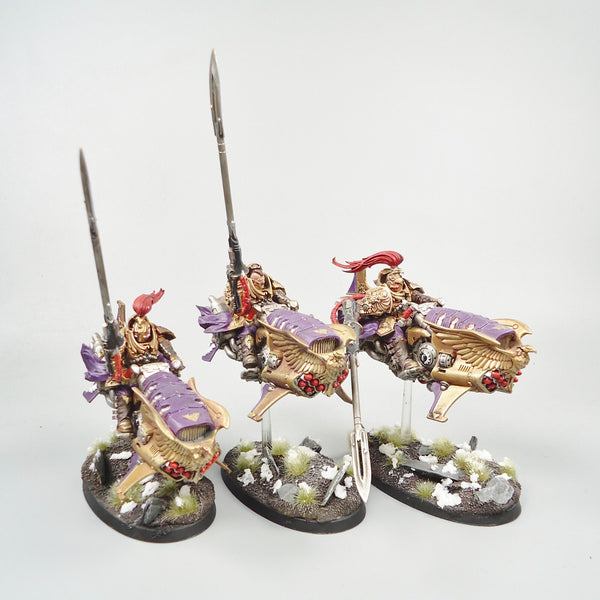 Adeptus Custodes Vertus Praetors x3 Painted - Warhammer 40k Army
