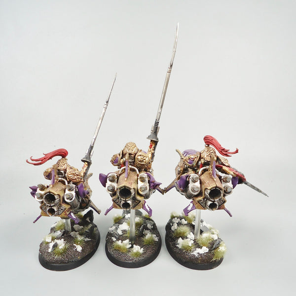 Adeptus Custodes Vertus Praetors x3 Painted - Warhammer 40k Army