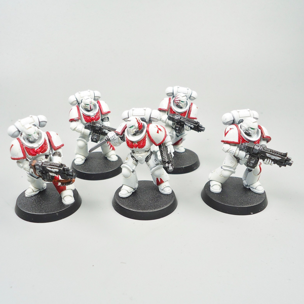 White Scars Primaris Intercessors x5 Painted - Warhammer 40k Army Space Marines