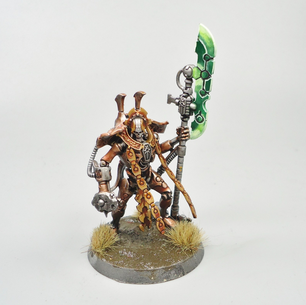 Necron Overlord Painted and Based - Warhammer 40k Army Necrons