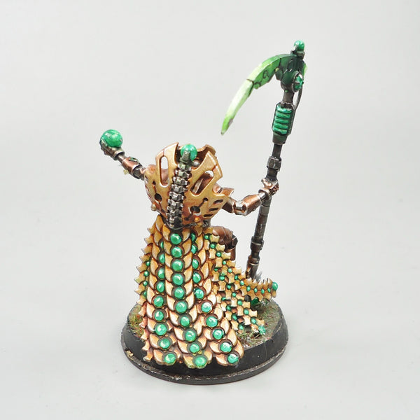 Necron Overlord Painted and Based - Warhammer 40k Army Necrons