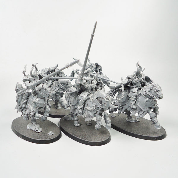 Chaos Knights x5 Unpainted - Slaves To Darkness Warhammer Fantasy Age of Sigmar