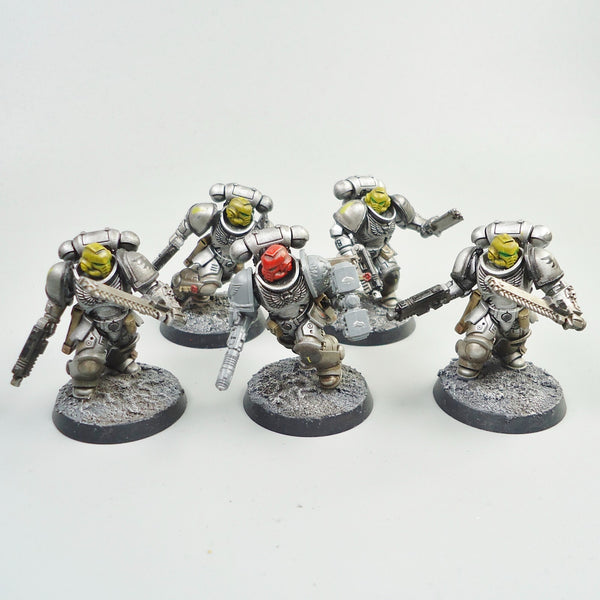 Space Marines Assault Intercessors x5 Partly Painted - Warhammer 40k Army
