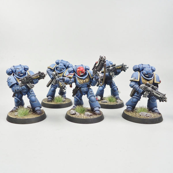 Ultramarines Intercessors x5 Painted - Warhammer 40k Army Space Marines