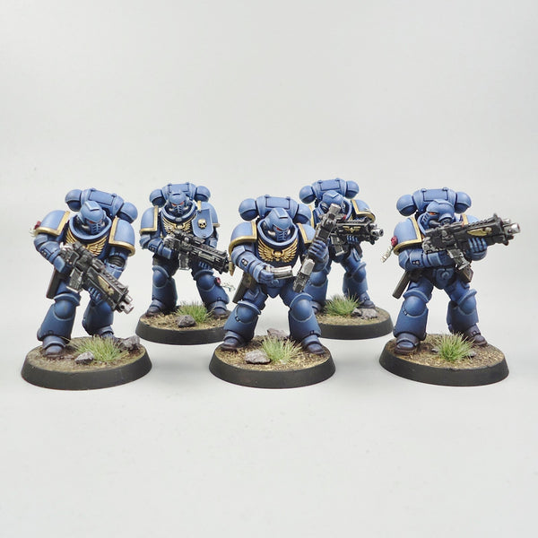 Ultramarines Intercessors x5 Painted - Warhammer 40k Army Space Marines