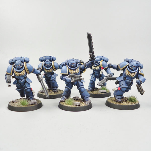 Ultramarines Assault Intercessors x5 Painted - Warhammer 40k Army Space Marines