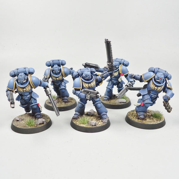 Ultramarines Assault Intercessors x5 Painted - Warhammer 40k Army Space Marines