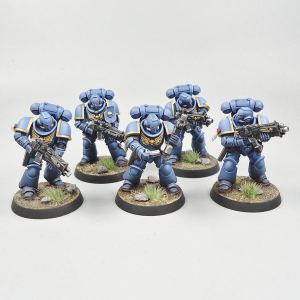 Ultramarines Intercessors x5 Painted - Warhammer 40k Army Space Marines