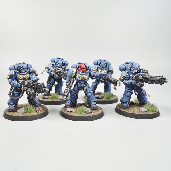 Ultramarines Heavy Intercessors x5 Painted - Warhammer 40k Army Space Marines