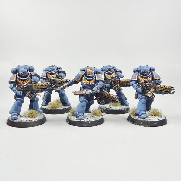 Warhammer 40k Army Space Marines Ultramarines Infernus Squad Painted