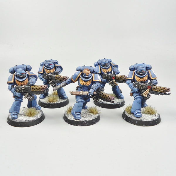 Warhammer 40k Army Space Marines Ultramarines Infernus Squad Painted