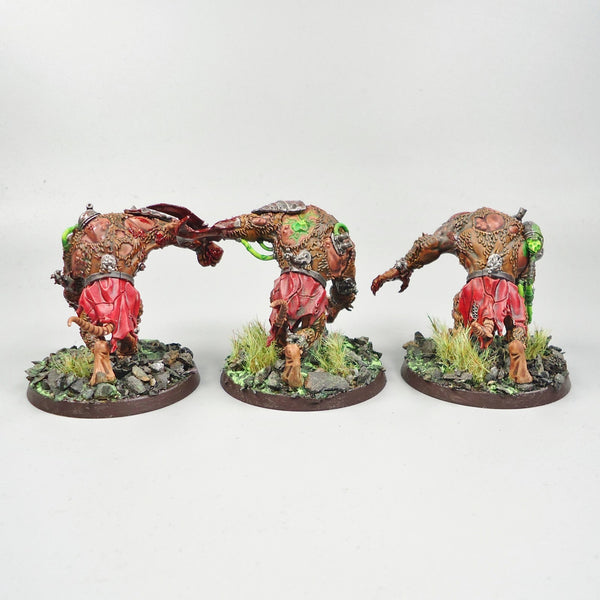 Skaven Rat Ogors x3 Painted - Warhammer Army Fantasy Age of Sigmar