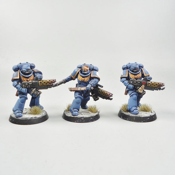 Warhammer 40k Army Space Marines Ultramarines Infernus Squad Painted