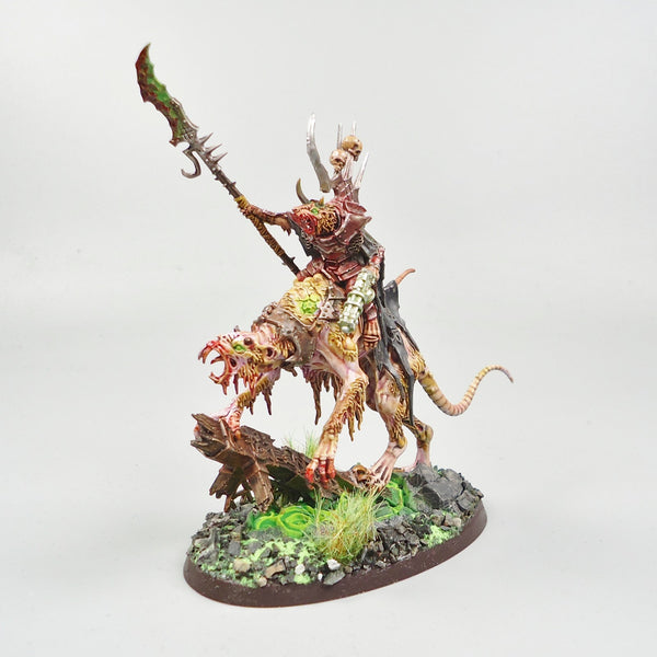 Skaven Clawlord on Gnaw-Beast Painted - Warhammer Army Fantasy Age of Sigmar