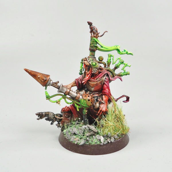 Skaven Warlock Bombardier Painted - Warhammer Army Fantasy Age of Sigmar