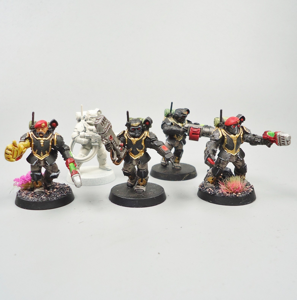 Warhammer 40k Army Astra Militarum Imperial Guard Tempestus Scions x5