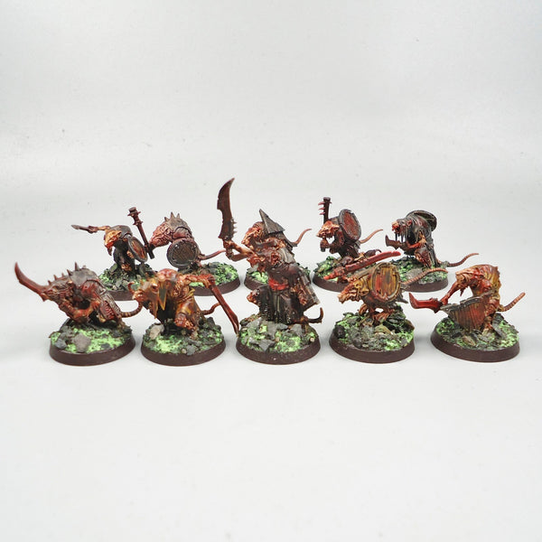 Skaven Clanrats x10 Painted - Warhammer Army Fantasy Age of Sigmar
