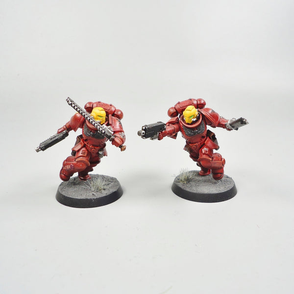 Blood Angels Assault Intercessors x5 Painted - Warhammer 40k Army Space Marines