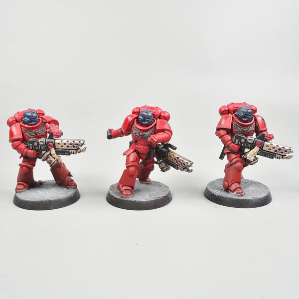 Blood Angels Infernus Marines x5 Painted - Warhammer 40k Army Space Marines