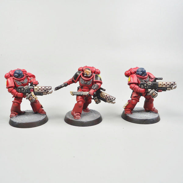 Blood Angels Infernus Marines x5 Painted - Warhammer 40k Army Space Marines