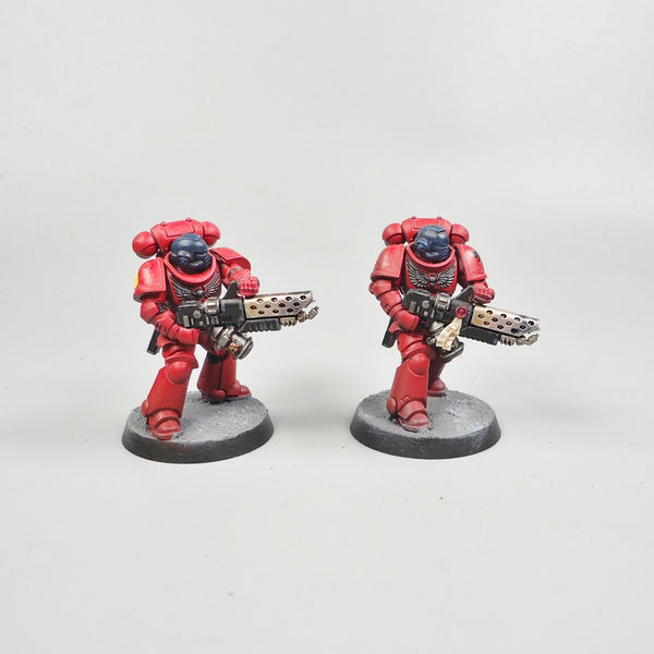Blood Angels Infernus Marines x5 Painted - Warhammer 40k Army Space Marines