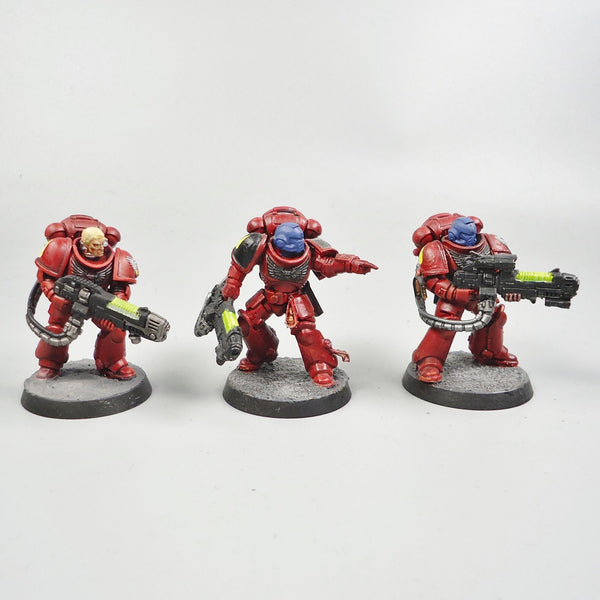 Blood Angels Hellblasters x5 Painted - Warhammer 40k Army Space Marines