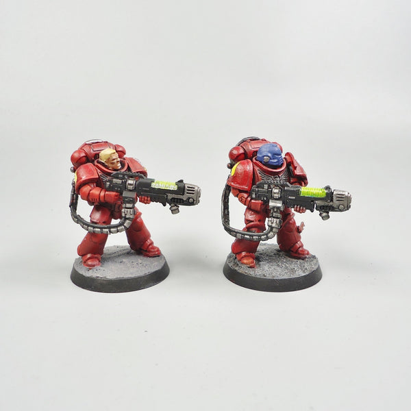 Blood Angels Hellblasters x5 Painted - Warhammer 40k Army Space Marines