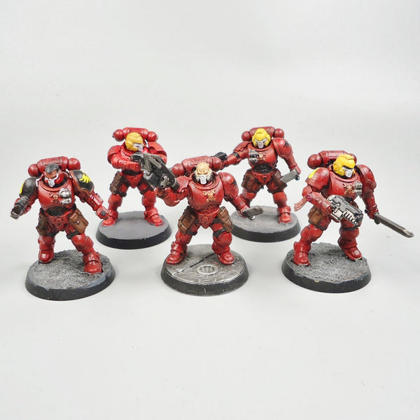 Blood Angels Reivers x5 Painted - Warhammer 40k Army Space Marines