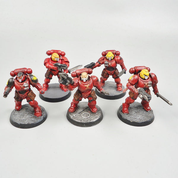 Blood Angels Reivers x5 Painted - Warhammer 40k Army Space Marines