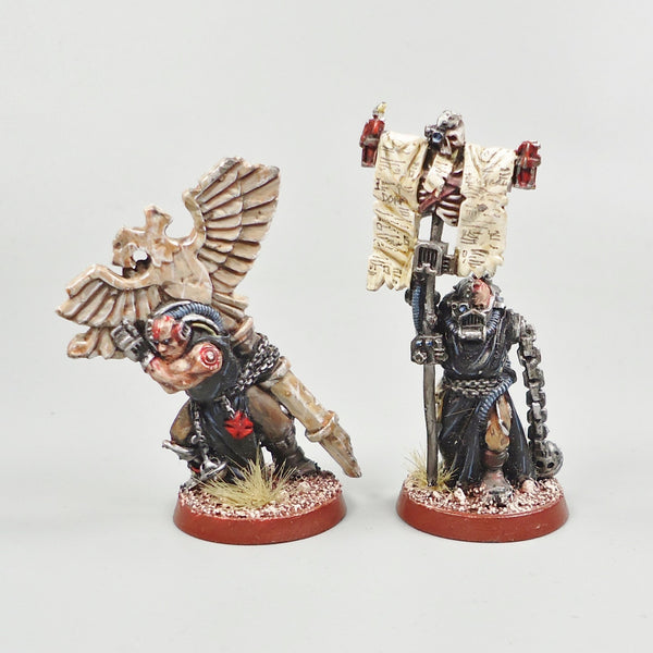 Black Templars Servitors x2 Painted - Warhammer 40k Space Marines