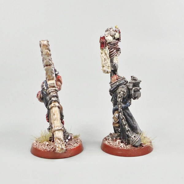 Black Templars Servitors x2 Painted - Warhammer 40k Space Marines