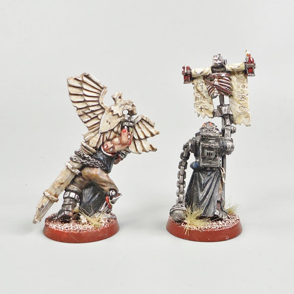 Black Templars Servitors x2 Painted - Warhammer 40k Space Marines