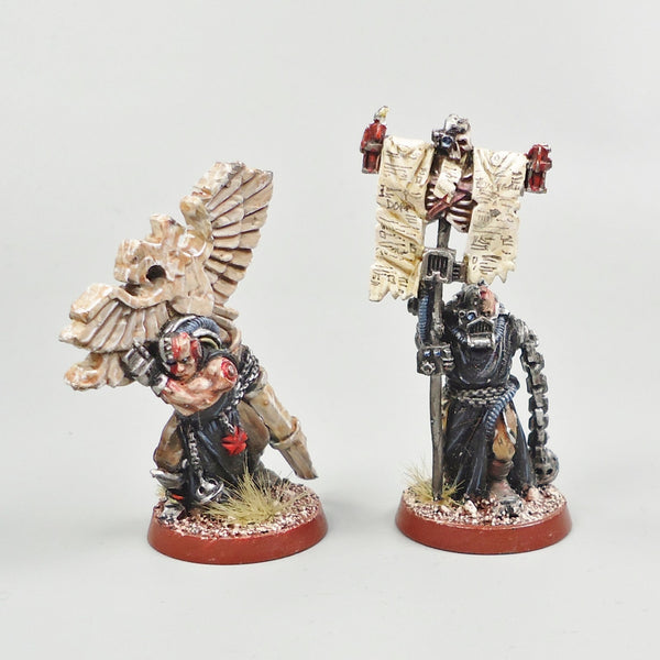 Black Templars Servitors x2 Painted - Warhammer 40k Space Marines