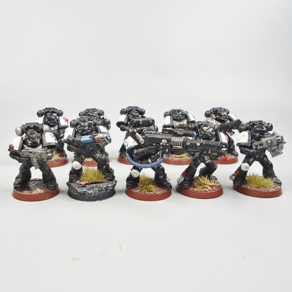 Black Templars Marines x10 Painted - Warhammer 40k Space Marines