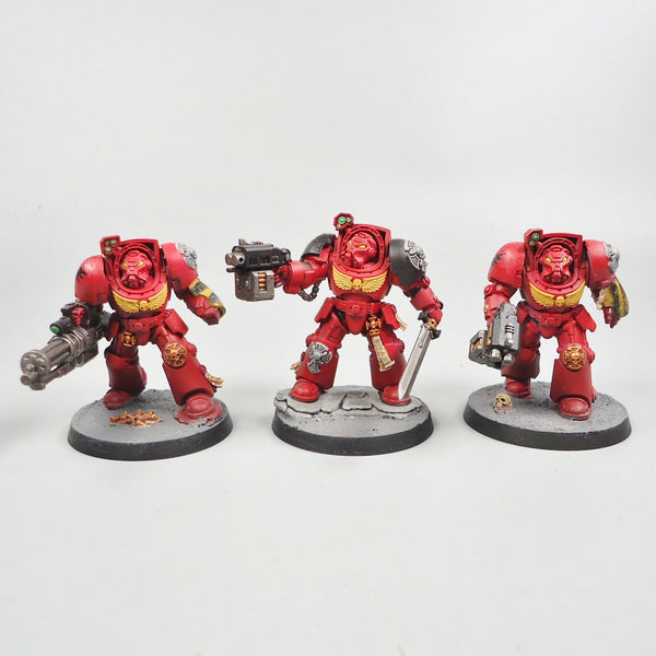 Blood Angels Terminators x5 Painted - Warhammer 40k Army Space Marines
