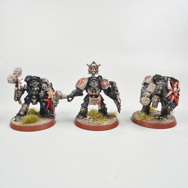 Black Templars Assault Terminators x5 Painted - Warhammer 40k Space Marines